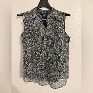 Tommy Hilfiger Floral Ruffle Blouse